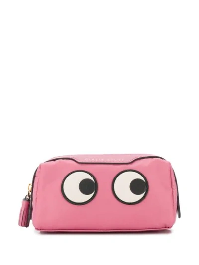 Shop Anya Hindmarch Eye Patch Make-up Bag In Pink