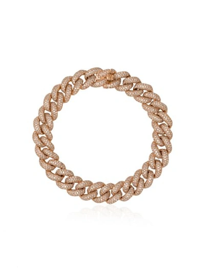 Shop Shay 18kt Gold And Diamond Link Bracelet
