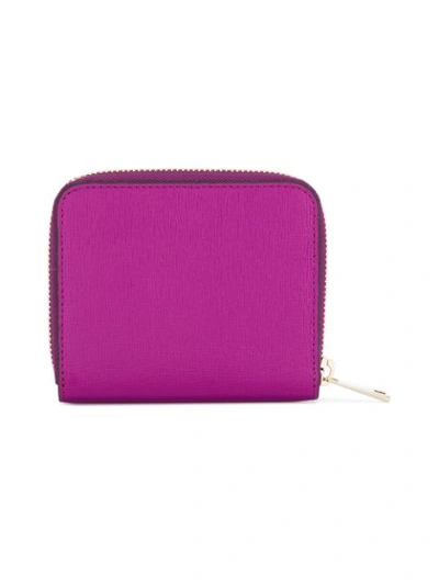 Shop Furla Zip Around Wallet - Pink