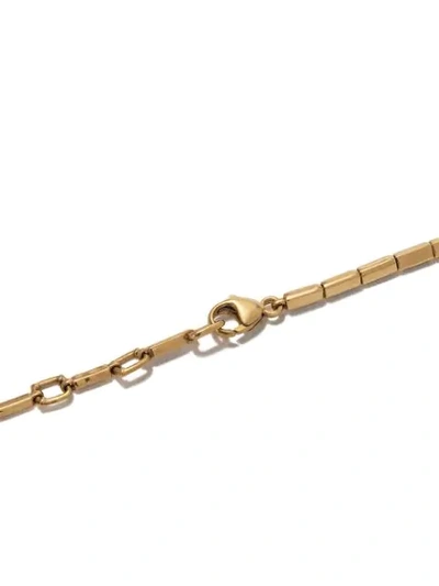 Shop As29 18kt Yellow Gold Icicle Diamond Round Necklace