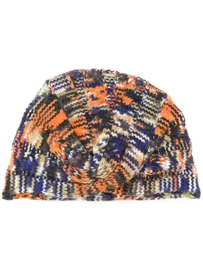 Shop Missoni Cable-knit Beanie In Fm01y