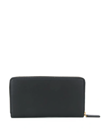 Shop Versace Virtus Continental Wallet In Black