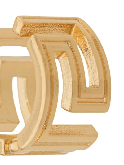 Shop Versace Cuff Earrings In Gold