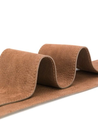 Shop Orciani Tie Belt In Brown