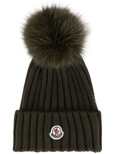 Moncler bobble top best sale beanie