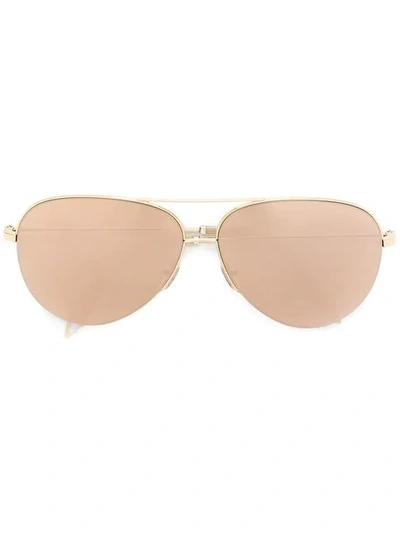 Shop Victoria Beckham Classic Aviator Sunglasses