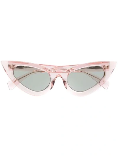 Shop Kuboraum Cat Eye Sunglasses In Pink