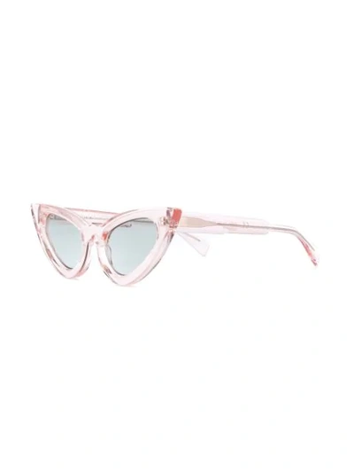 Shop Kuboraum Cat Eye Sunglasses In Pink