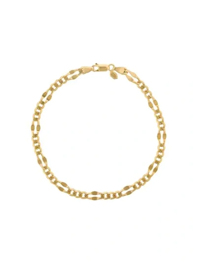 Shop Maria Black Dean Ankle Bracelet In Gold