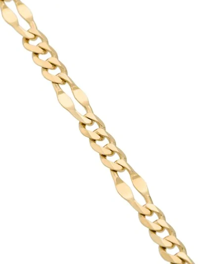 Shop Maria Black Dean Ankle Bracelet In Gold