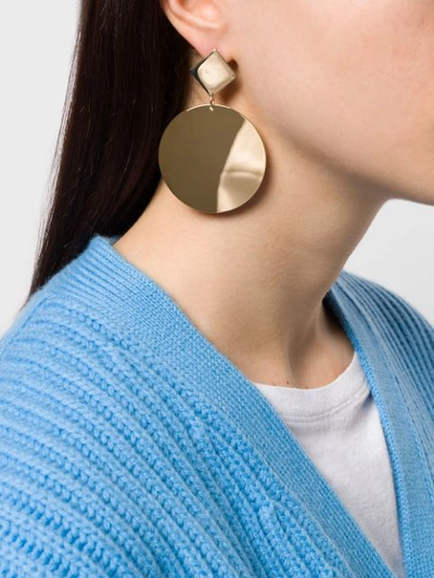Shop Isabel Marant Étoile Geometric Drop Earrings In Gold