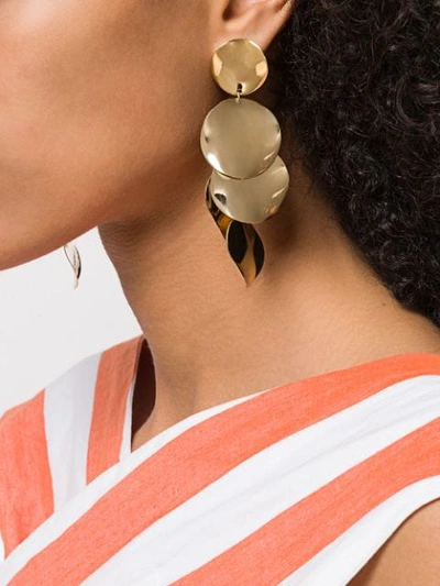 Shop Isabel Marant Jeanotte Drop Earrings In Gold