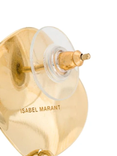 Shop Isabel Marant Jeanotte Drop Earrings In Gold