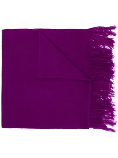 Shop Isabel Marant Caryln Scarf In Purple