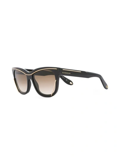 Shop Givenchy Eyewear Wire Sunglasses - Black