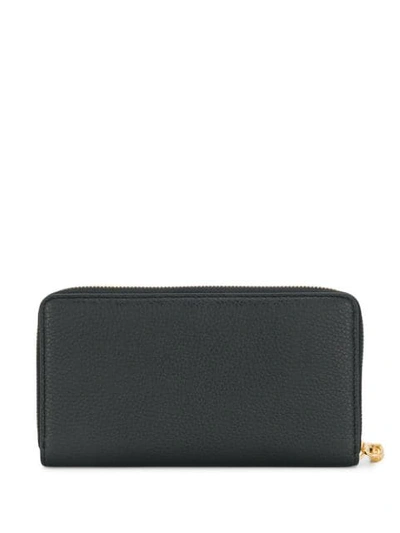 Shop Alexander Mcqueen Continental Purse In Black