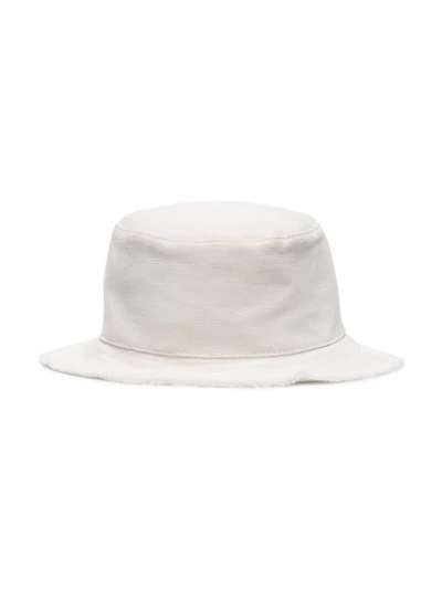 Shop Ruslan Baginskiy Logo-embroidered Bucket Hat In White