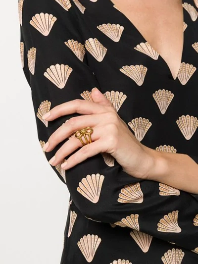 Shop Charlotte Chesnais Tryptich Bow Ring In Gold