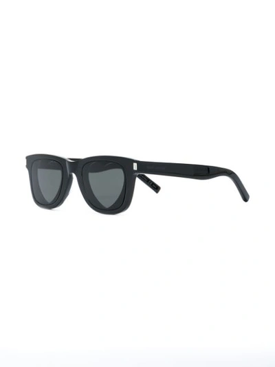 Shop Saint Laurent Chunky Frame Wayfairer Sunglasses