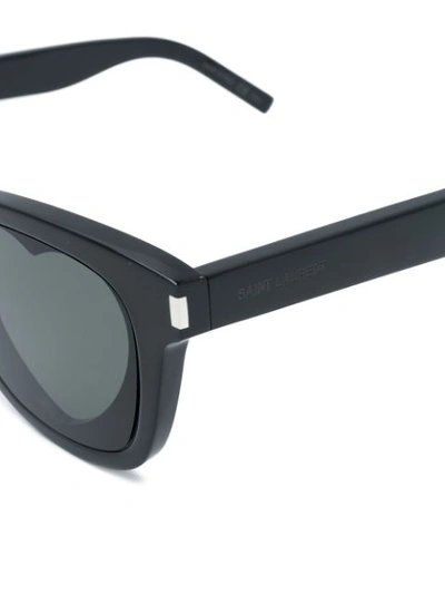 Shop Saint Laurent Chunky Frame Wayfairer Sunglasses