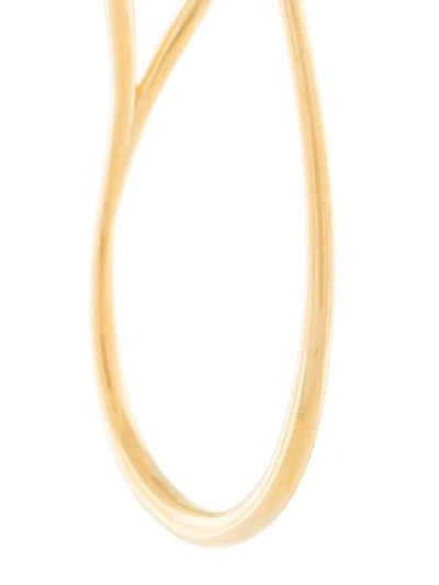 Shop Charlotte Chesnais Needle Hoop Earring In Gold