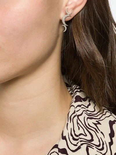 Shop Isabel Marant Full Moon Earrings In Silver