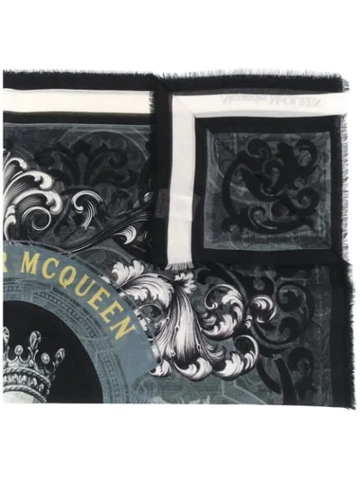 Shop Alexander Mcqueen Hope And Promise Scarf In Black