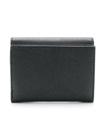 Shop Liu •jo Liu Jo Isola Trifold Flap Wallet - Black