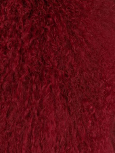 P.a.r.o.s.h . Long Belted Stole - Red In Red