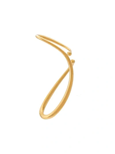 Shop Charlotte Chesnais Mirage Earring In Yellow