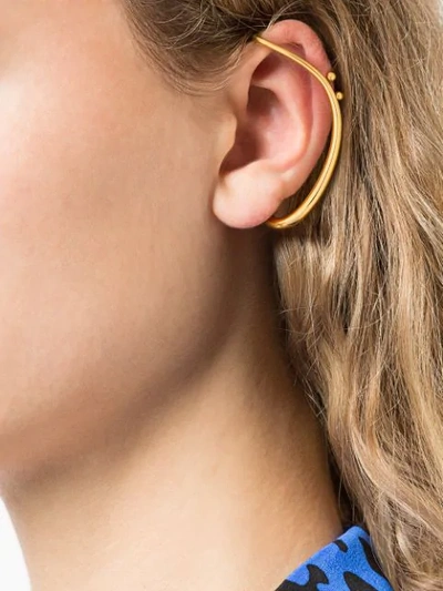 Shop Charlotte Chesnais Mirage Earring In Yellow