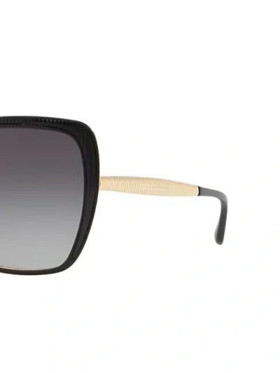 Shop Dolce & Gabbana Oversized Sunglasses In Black