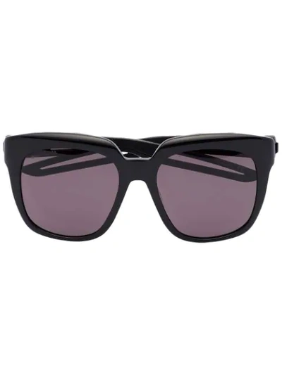 Shop Balenciaga Square Sports-style Sunglasses In Black