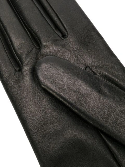 Shop Agnelle Handschuhe Aus Leder - Schwarz In Black