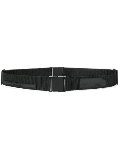 Shop A-cold-wall* Logo Patch Belt In Black