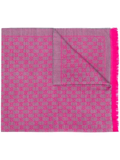 Shop Gucci Gg Supreme Scarf In 1372 Pink