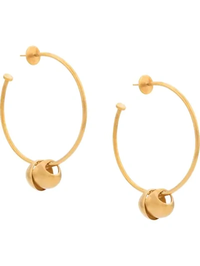 Shop Johanna Ortiz Large Hoop Earring In Gold