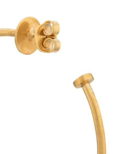 Shop Johanna Ortiz Large Hoop Earring In Gold