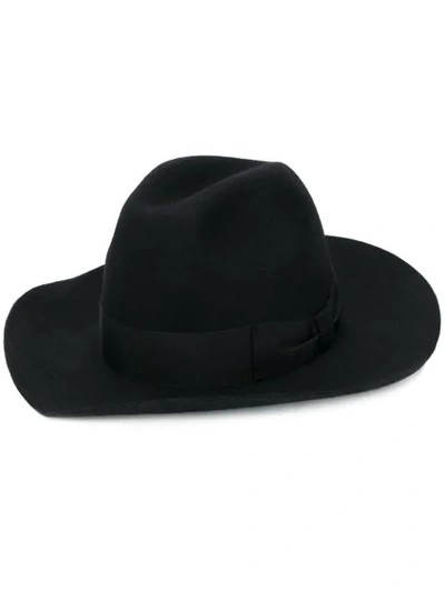 Shop Dolce & Gabbana Fedora Hat In Black