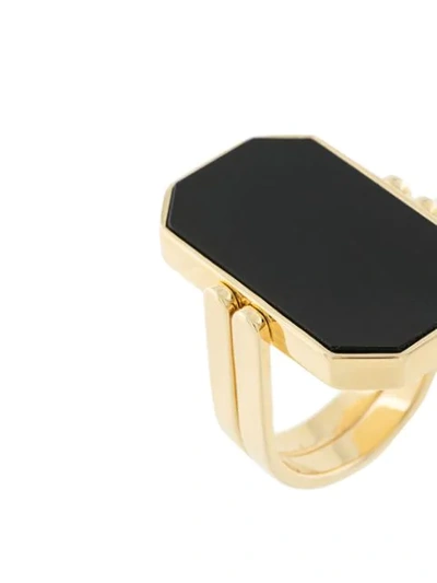 Shop Julia Davidian Convertible Octagonal Ring In Gold
