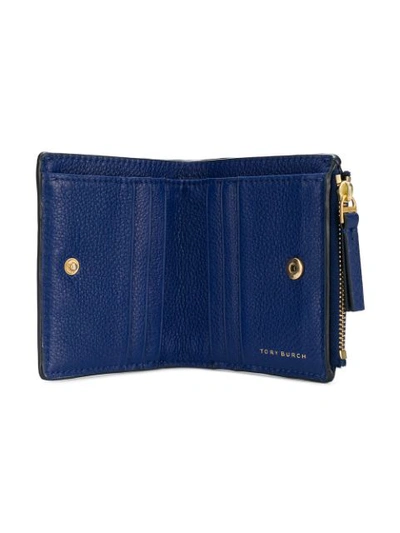 Shop Tory Burch Mini Wallet - Blue