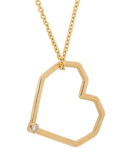 Shop Aliita Corazon Puro Necklace In Gold