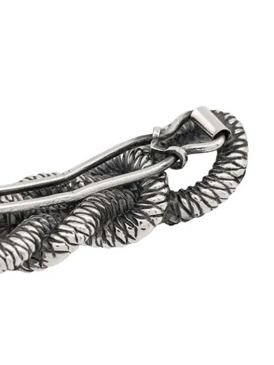 Shop Maison Michel Debo Metal Hairclip In Silver
