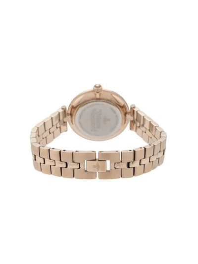 Shop Vivienne Westwood Round Logo Watch In Pink