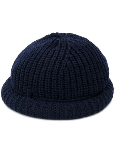 Shop Missoni Crochet Beanie In Blue