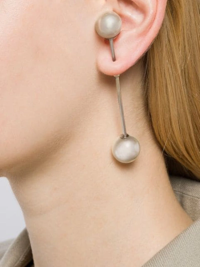 Shop Alan Crocetti Isa Earring In Silver