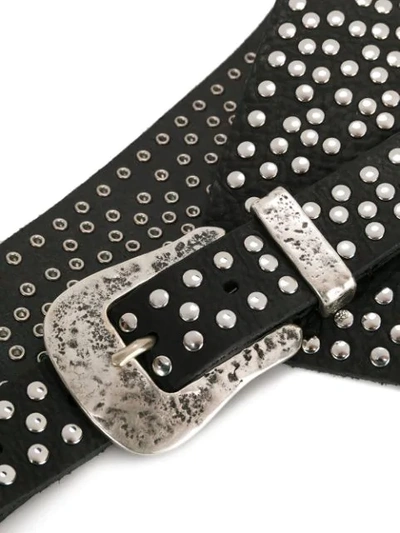 Shop Isabel Marant Lowli Belt In 01bk Black