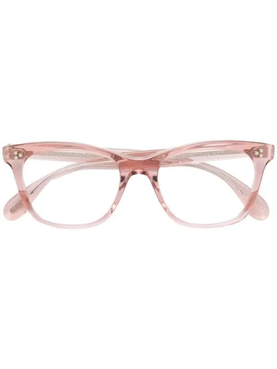 Shop Oliver Peoples Penney Glasses In Pink & Purple