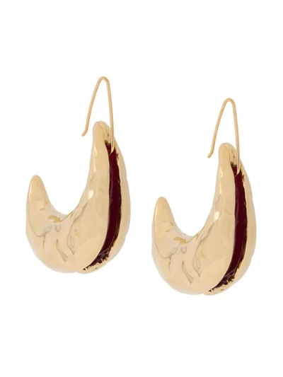 Shop Marni Tribe Earrings In Metallic