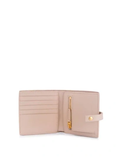 Shop Bottega Veneta Intrecciato Wallet In Neutrals